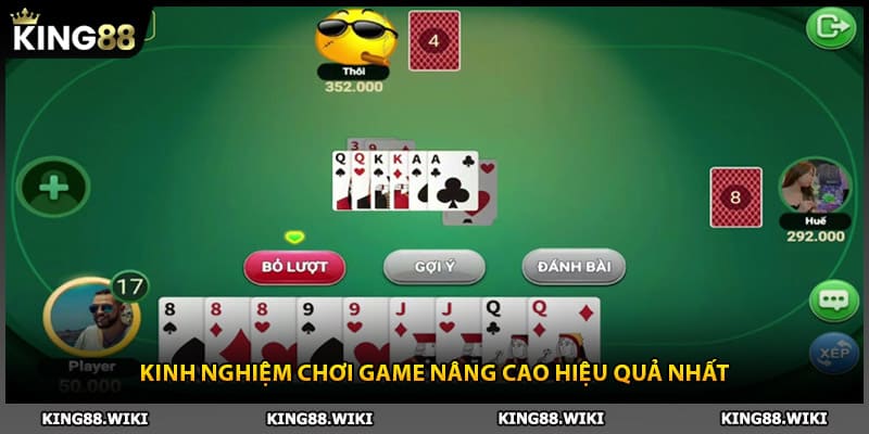 Kinh nghiệm chơi tiền lên miền Nam nâng cao hiệu quả nhất