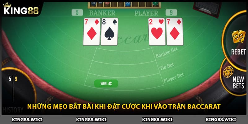Những mẹo bắt bài khi đặt cược cách chơi Baccarat là gì